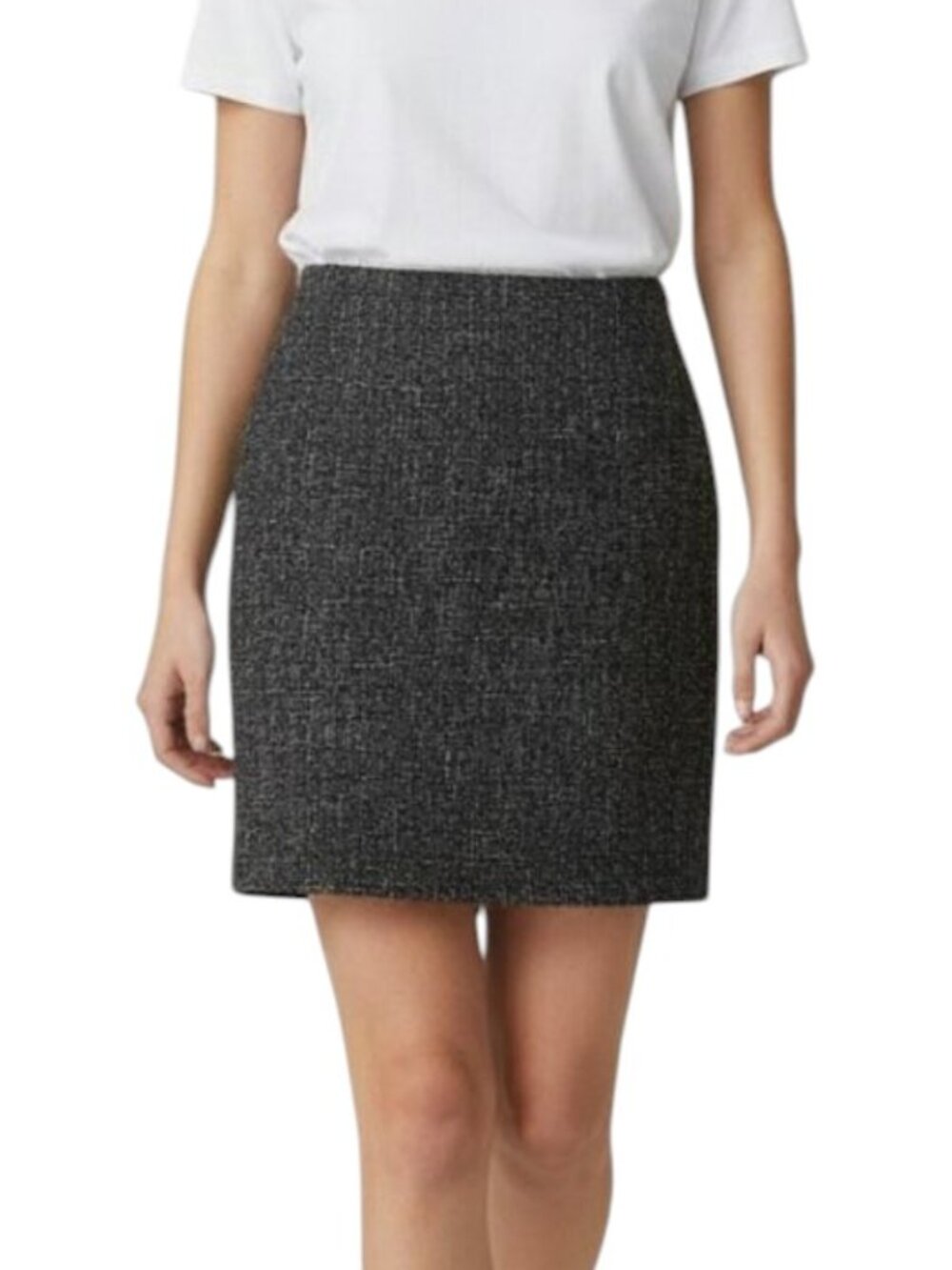 NEW Halogen Tweed Mini Skirt, Gemstone Black Combo 6